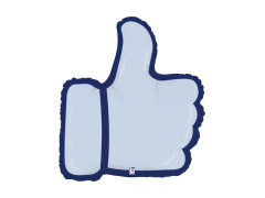 Balon foliowy kształt "Lajk" - kciuk w górę - 24" - 1 szt.