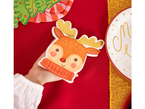 Serwetki bożonarodzeniowe Renifer - 10 szt.