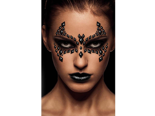 Samoprzylepne klejnociki na twarz Nietoperz - 1 op.