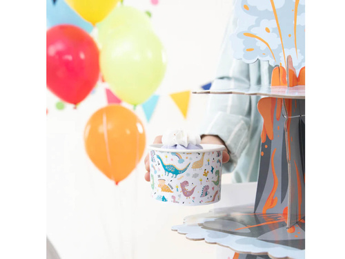 Kubeczki do lodów Dinozaury - 150 ml - 6 szt.