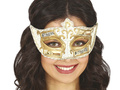 Maska karnawałowa z nutami - 1 szt.