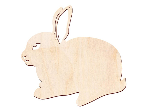 Zajączek Wielkanocny drewniany - 43 cm - 1 szt.