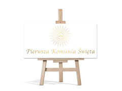 Plakat komunijny - I Komunia Święta - 70x33 cm