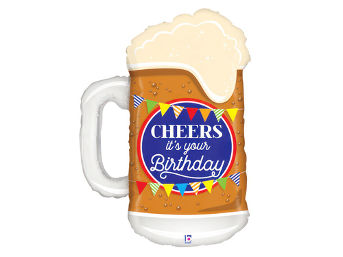 Balon foliowy Kufel Piwa - 51x74 cm - 1 szt.