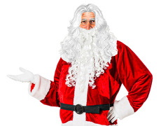 Peruka i broda Święty Mikołaj - 1 kpl.