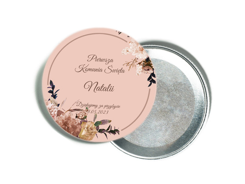 Personalizowane podziękowanie z magnesem na I Komunię Świętą - 12 szt.