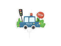 Świeczka Radiowóz policyjny - 1 szt.