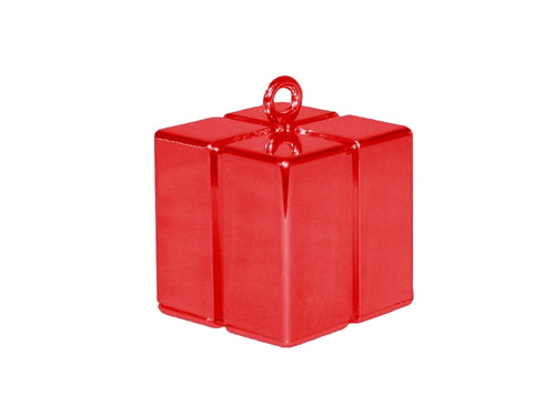 Obciążnik do balonów Prezent czerwony - 120 g