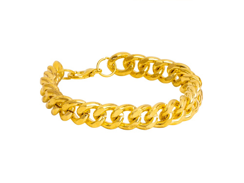 Złota bransoleta - łańcuch - 1 szt.