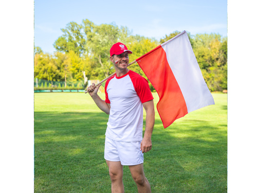 Polska flaga narodowa - 90 x 150 cm - 1 szt.