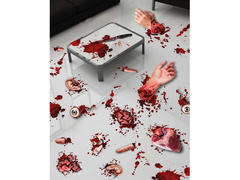 Naklejki Amputowane Organy na Halloween - 2 szt.