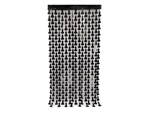 Kurtyna Peniski czarna - 100x200 cm - 1 szt.