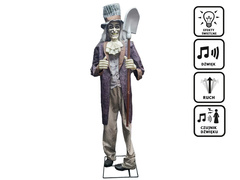 Dekoracja stojąca Ponury Grabarz - 200 cm - 1 szt.