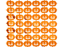 Kurtyna na Halloween - zasłona na drzwi Dynie - 100 x 200 cm