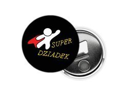 Otwieracz do butelek na dzień dziadka - Super Dziadek - 1 szt.