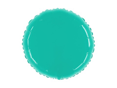 Balon foliowy okrągły turkusowy - 21" - 1 szt.