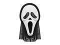 Maska krzyk z kapturem na Halloween - 1 szt.