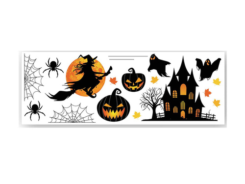 Dekoracja ścienna na Halloween - 1 szt.