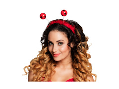 Opaska na głowę biedronka