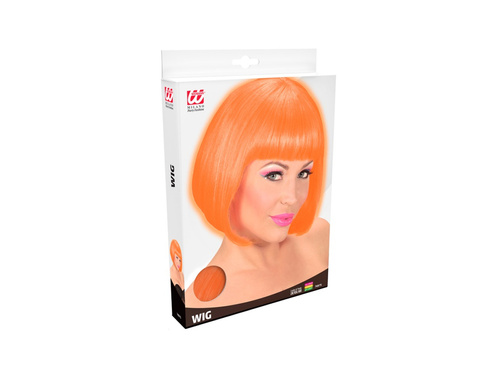Neonowa pomarańczowa peruka Valentina