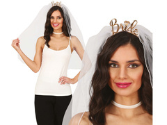 Opaska Bride z welonem - 1 szt.