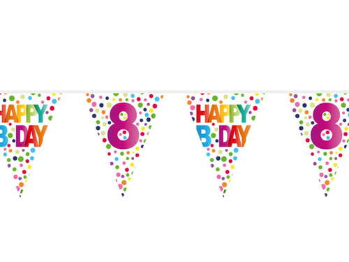 Baner flagi z cyfrą 8 - 10 m - 1 szt.