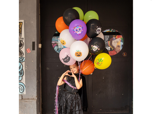 Balony lateksowe Meksykańskie Halloween - 30 cm - 8 szt.