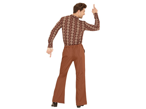 Spodnie disco brązowe dla mężczyzny - 1 szt.