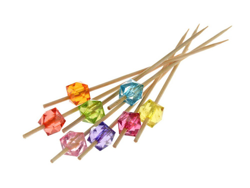 Pikery koktajlowe z kryształkami - 24 szt.