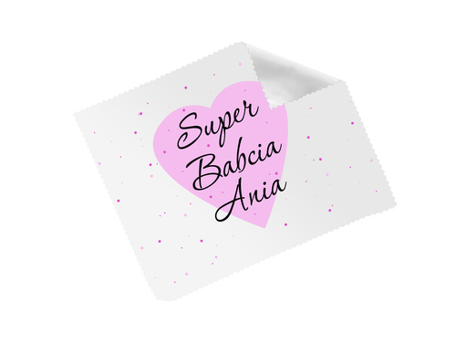 Ściereczka do okularów z imieniem na dzień babci - 1 szt.