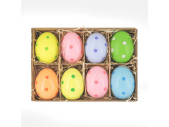 Dekoracja wisząca pisanki - 6 szt.