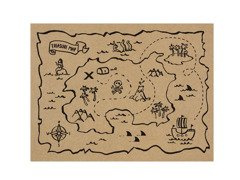 Podkładki papierowe Piraci - 40 x 30 cm - 6 szt.