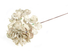 Sztuczna hortensja kremowa - 60 cm - 1 szt.