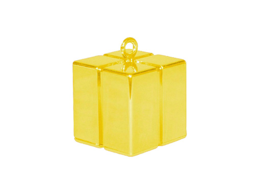 Obciążnik do balonów Prezent złoty - 120 g