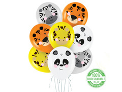 Balony lateksowe Safari - 30 cm - 8 szt.