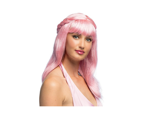 Peruka różowa słodycz