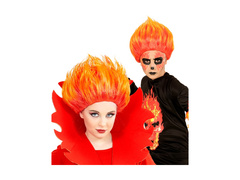 Peruka pomarańczowa diabeł