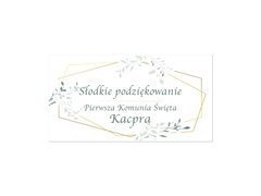 Naklejki personalizowane na pudełka na ciasto - 30 szt.
