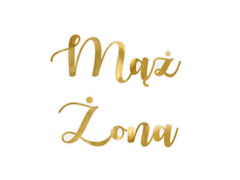 Naklejki na kieliszki dla Pary Młodej - 2 szt.