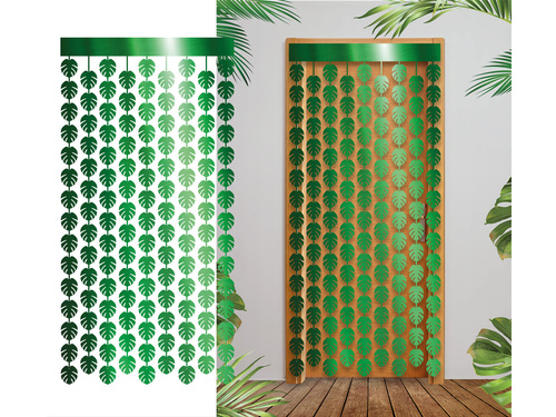 Kurtyna - zasłona na drzwi Liście palmowe - 100 x 200 cm