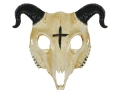 Maska Czaszka z Rogami na Halloween - 1 szt.