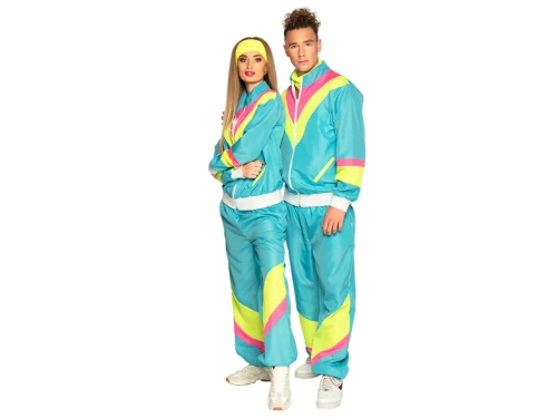 Kostium Disco Dres niebieski dla kobiety - 1 szt.