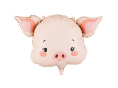 Balon foliowy Świnka - 61x36 cm - 1 szt