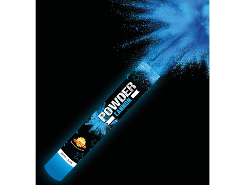 Tuba strzelająca - niebieski proszek - 30 cm - 1 szt.