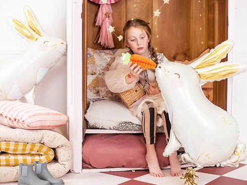 Balon foliowy Zajączek - 70 x 71,5 cm - 1 szt.