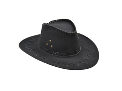 Kapelusz kowbojski czarny - 1 szt.