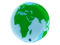 Balon foliowy Planeta Ziemia - 38 cm - 1 szt.