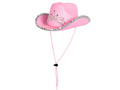 Kapelusz kowbojski różowy - 1 szt.