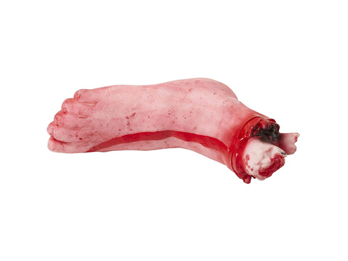 Odcięta zakrwawiona stopa - 1 szt.