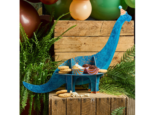 Stojak patera na babeczki Dinozaur - 1 szt.